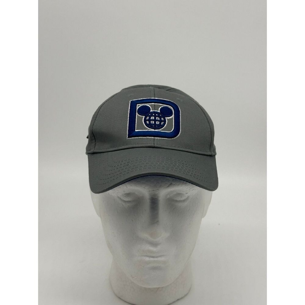 Walt Disney World Hat Unisex One Size Grey Mickey Mouse Embroidered Golf Cap
